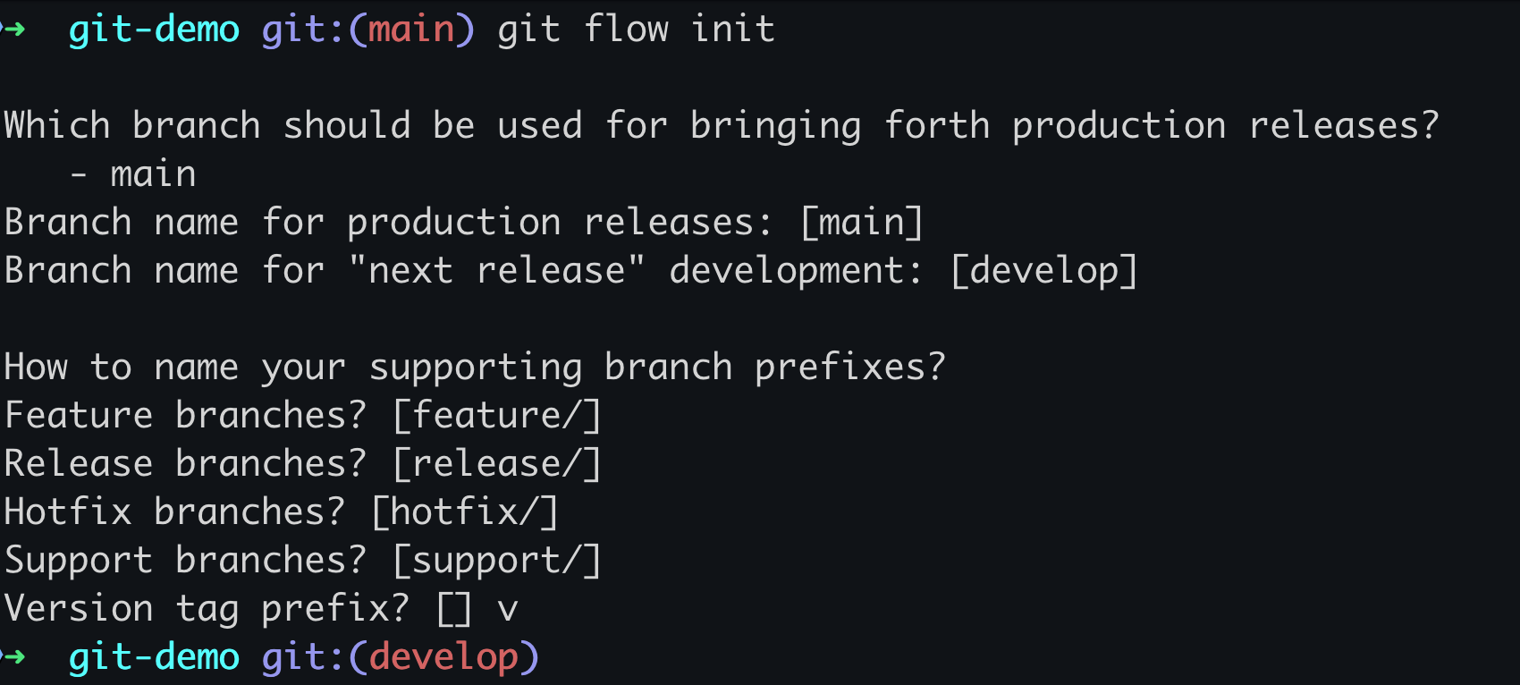 初始化 Git Flow